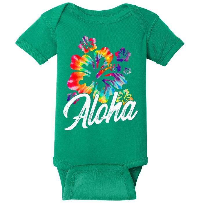 Hawaii Hawaiian Aloha Beaches Hibiscus Flowers Baby Bodysuit