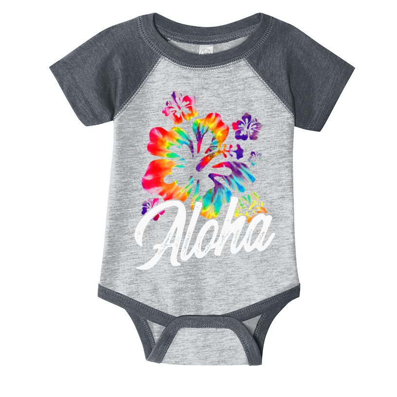 Hawaii Hawaiian Aloha Beaches Hibiscus Flowers Infant Baby Jersey Bodysuit