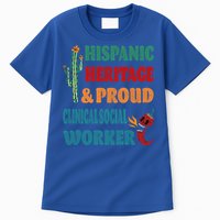 Hispanic Heritage And Proud Clinical Social Worker Cute Gift Tall T-Shirt