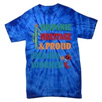 Hispanic Heritage And Proud Clinical Social Worker Cute Gift Tie-Dye T-Shirt