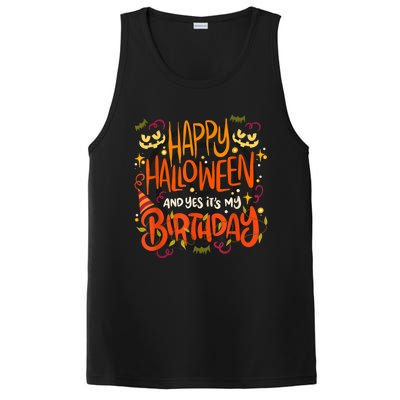 Happy Halloween And Yes It's My Birthday PosiCharge Competitor Tank