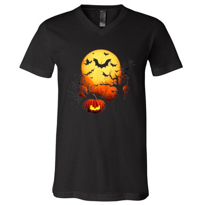 Halloween V-Neck T-Shirt