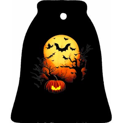 Halloween Ceramic Bell Ornament