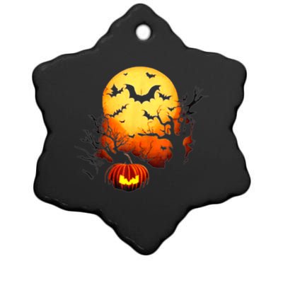 Halloween Ceramic Star Ornament