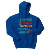 Hispanic Heritage And Proud Clinical Trial Assistant Gift Kids Hoodie