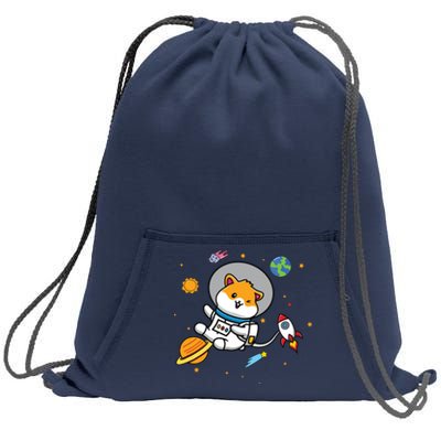 Hamster Sweatshirt Cinch Pack Bag