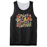 He Has A Plan And I Have A Purpose Mesh Reversible Basketball Jersey Tank