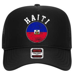 Haiti High Crown Mesh Back Trucker Hat