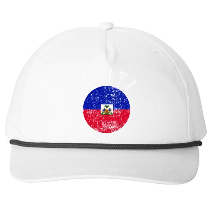 Haiti Snapback Five-Panel Rope Hat