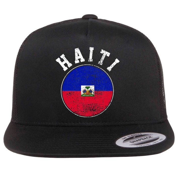 Haiti Flat Bill Trucker Hat