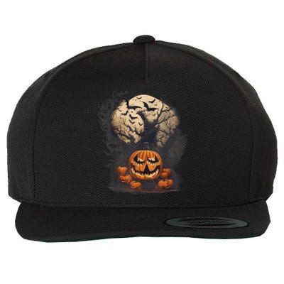 Halloween Wool Snapback Cap