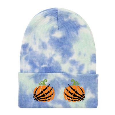 Halloween Tie Dye 12in Knit Beanie