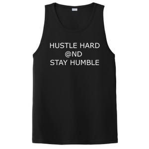 Hustle Hard And Stay Humble Motivation Inspiration Gift PosiCharge Competitor Tank