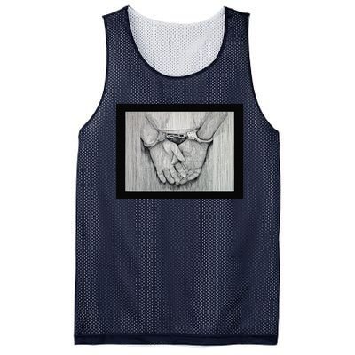 Handcuffs Mesh Reversible Basketball Jersey Tank