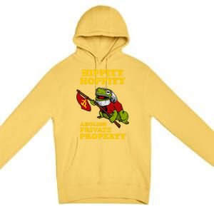 Hippity Hoppity Abolish Private Property Premium Pullover Hoodie