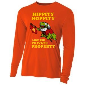 Hippity Hoppity Abolish Private Property Cooling Performance Long Sleeve Crew