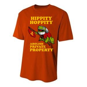 Hippity Hoppity Abolish Private Property Performance Sprint T-Shirt