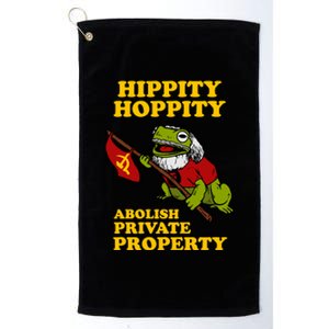 Hippity Hoppity Abolish Private Property Platinum Collection Golf Towel