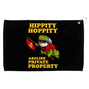 Hippity Hoppity Abolish Private Property Grommeted Golf Towel