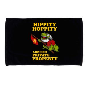 Hippity Hoppity Abolish Private Property Microfiber Hand Towel