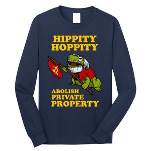 Hippity Hoppity Abolish Private Property Long Sleeve Shirt