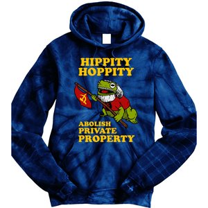 Hippity Hoppity Abolish Private Property Tie Dye Hoodie