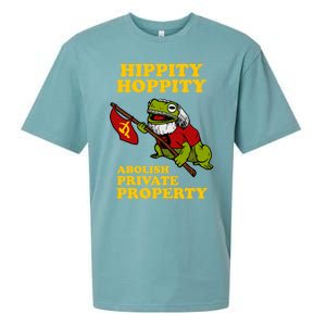 Hippity Hoppity Abolish Private Property Sueded Cloud Jersey T-Shirt