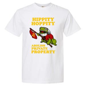 Hippity Hoppity Abolish Private Property Garment-Dyed Heavyweight T-Shirt