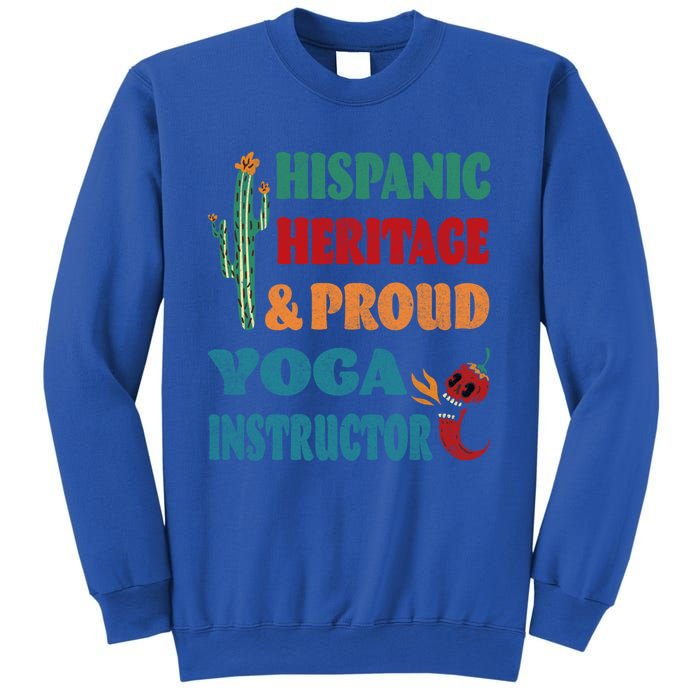 Hispanic Heritage And Proud Yoga Instructor Gift Sweatshirt