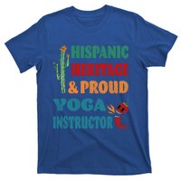 Hispanic Heritage And Proud Yoga Instructor Gift T-Shirt