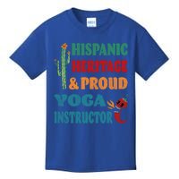 Hispanic Heritage And Proud Yoga Instructor Gift Kids T-Shirt