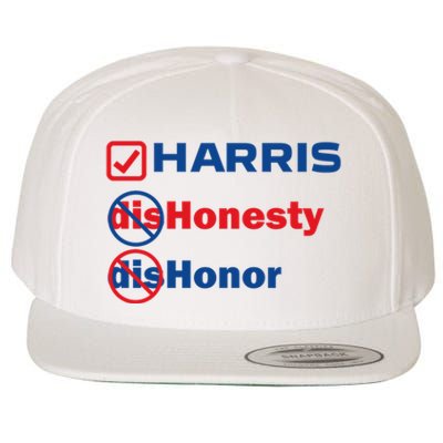 Harris Honesty And Honor Wool Snapback Cap