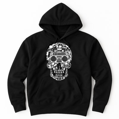 Hip Hop Boombox Hiphop Boombox Skull Hoodie