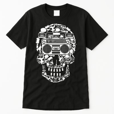 Hip Hop Boombox Hiphop Boombox Skull Tall T-Shirt