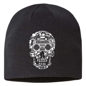 Hip Hop Boombox Hiphop Boombox Skull Sustainable Beanie