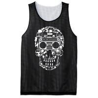 Hip Hop Boombox Hiphop Boombox Skull Mesh Reversible Basketball Jersey Tank