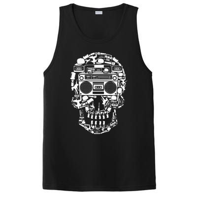 Hip Hop Boombox Hiphop Boombox Skull PosiCharge Competitor Tank