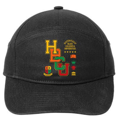 HBCU Historically Black Colleges Universities Grad Alumni 7-Panel Snapback Hat