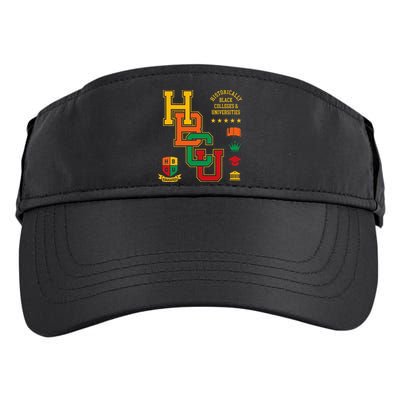 HBCU Historically Black Colleges Universities Grad Alumni Adult Drive Performance Visor