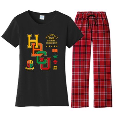 HBCU Historically Black Colleges Universities Grad Alumni Women's Flannel Pajama Set