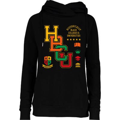 HBCU Historically Black Colleges Universities Grad Alumni Womens Funnel Neck Pullover Hood