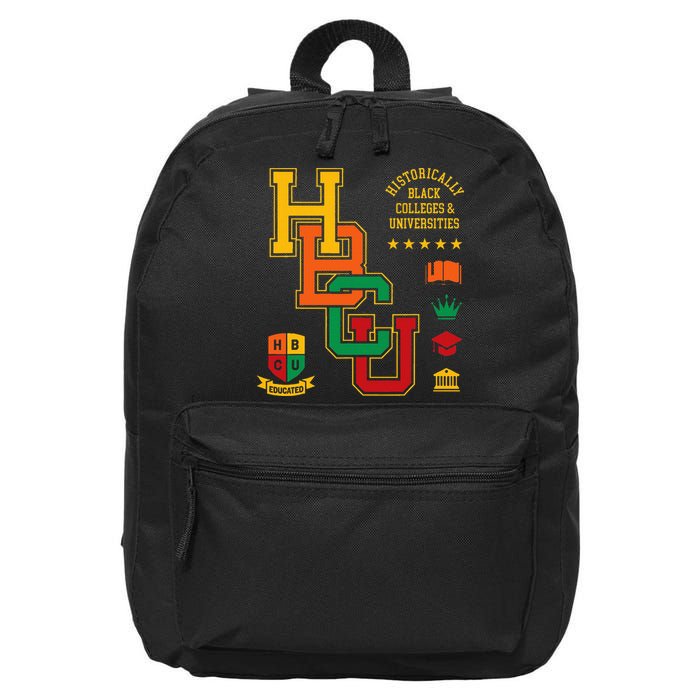 HBCU Historically Black Colleges Universities Grad Alumni 16 in Basic Backpack