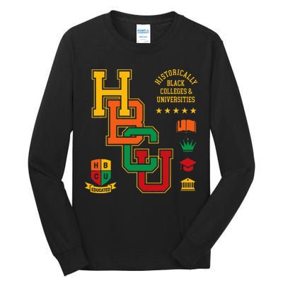 HBCU Historically Black Colleges Universities Grad Alumni Tall Long Sleeve T-Shirt