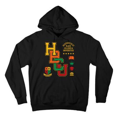 HBCU Historically Black Colleges Universities Grad Alumni Tall Hoodie