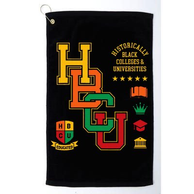HBCU Historically Black Colleges Universities Grad Alumni Golf Towel