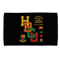 HBCU Historically Black Colleges Universities Grad Alumni Microfiber Hand Towel