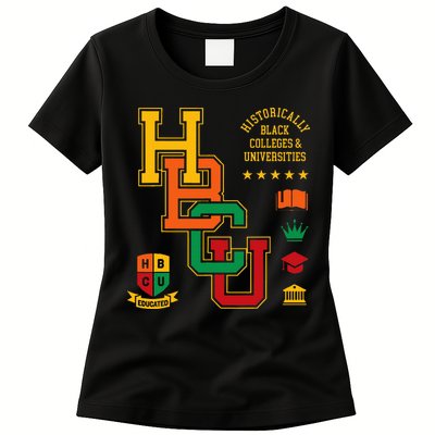 HBCU Historically Black Colleges Universities Grad Alumni Womens T-Shirt