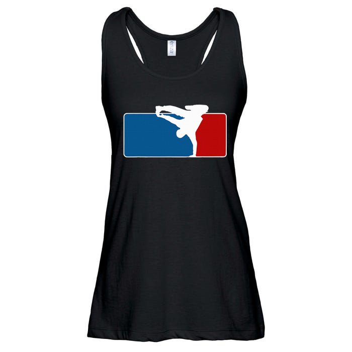 Hip Hop Bboy Breakdance Pose Street Dance Popping Ladies Essential Flowy Tank