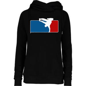 Hip Hop Bboy Breakdance Pose Street Dance Popping Womens Funnel Neck Pullover Hood