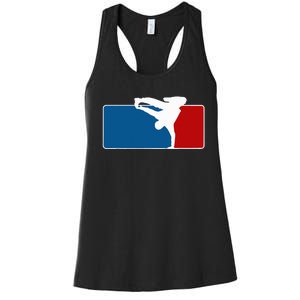 Hip Hop Bboy Breakdance Pose Street Dance Popping Women's Racerback Tank